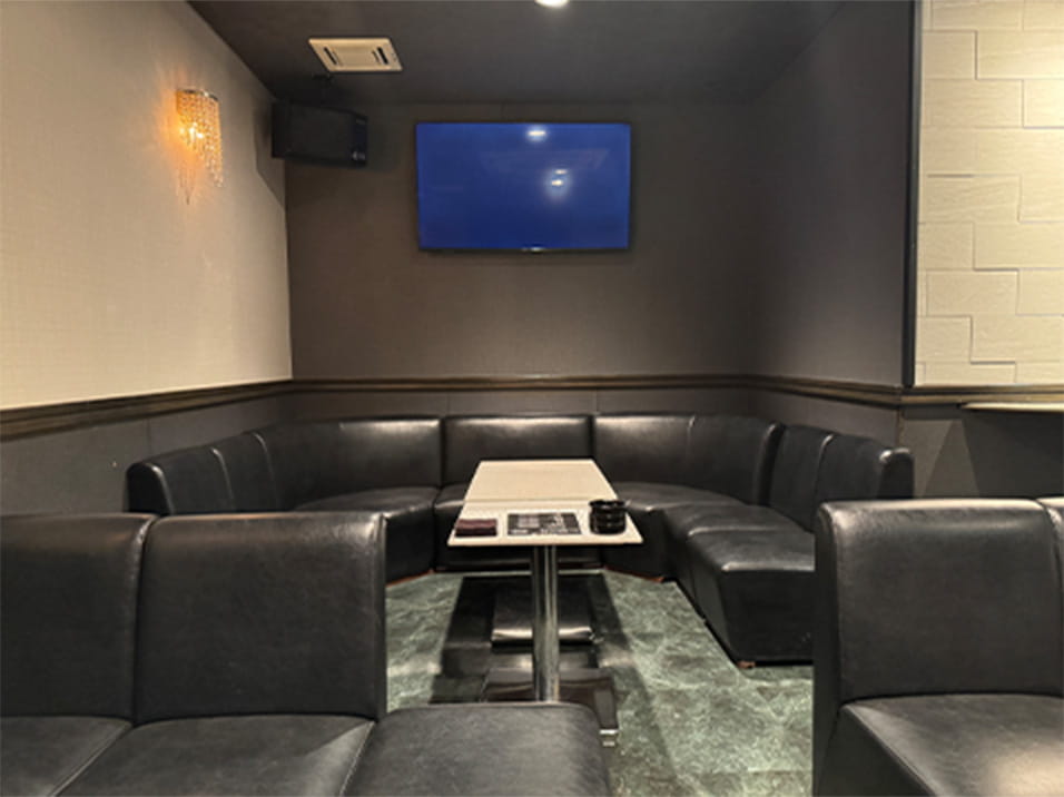 スナック流のBOX席